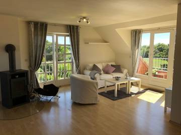 Studio für 2 Personen, mit Garten und Balkon in Duhnen