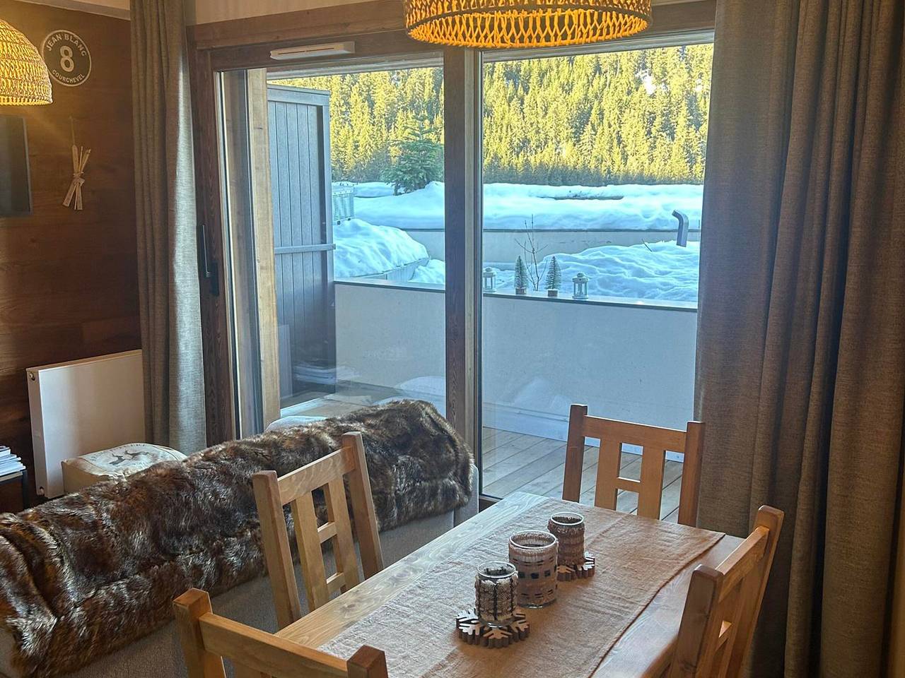 Apartamento entero, Courchevel 1650: Apartamento nuevo 2 hab.+cab, ideal 4 pers cerca del centro con parking in Courchevel 1650 (Moriond), Saint-Bon-Tarentaise