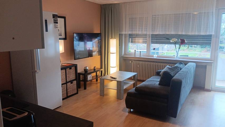 Appartement entier, Appartement « Haus Abendsonne » avec terrasse privée, jardin partagé et Wi-Fi in Wallersheim, Coblence