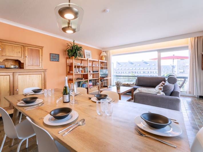Appartement de vacances pour 6 personnes, avec Balcon sur la Côte belge