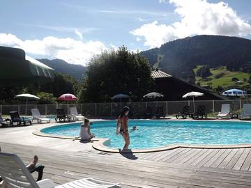 Camping pour 5 personnes, avec balcon et sauna en Haute-Savoie