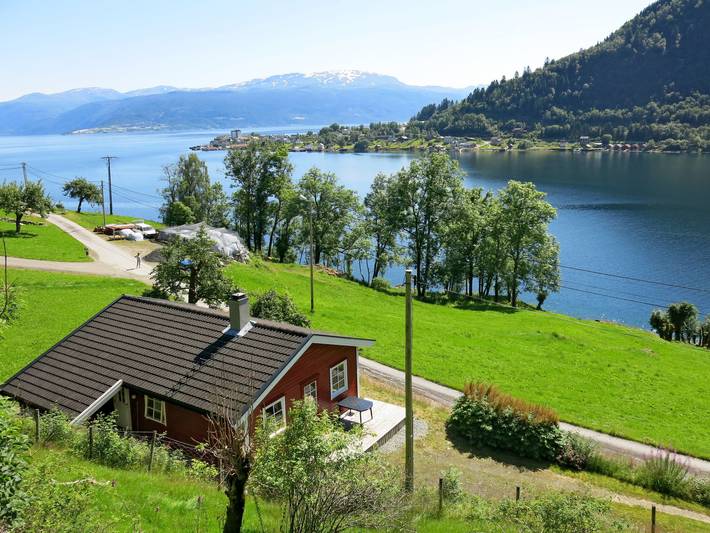 Ferienhaus für 4 Personen, mit Terrasse und Garten sowie Ausblick