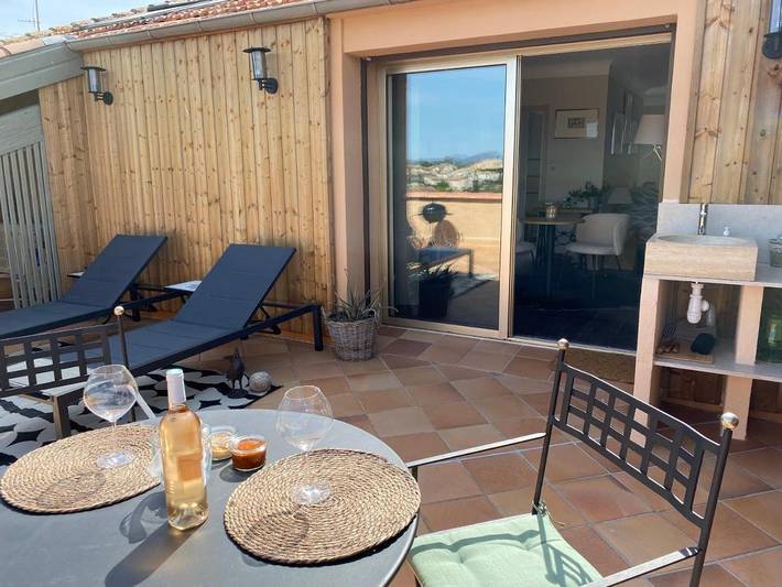 Maison d’hôte pour 2 personnes, avec piscine ainsi que vue et jardin à Roquebrune-sur-Argens - 4