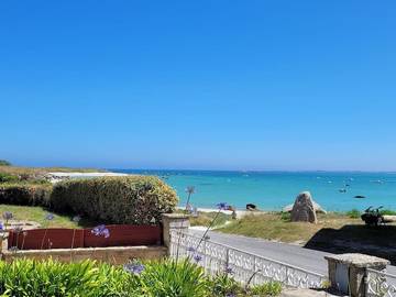 Cottage pour 8 personnes, avec vue ainsi que terrasse et jardin dans Plage Kerurus Plouneour Trez
