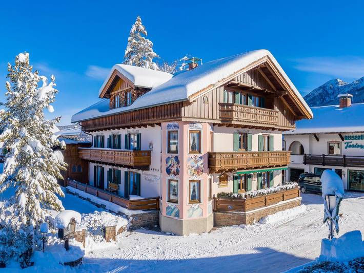 Ferienwohnung für 2 Personen, mit Garten und Balkon, kinderfreundlich in Krün - 4