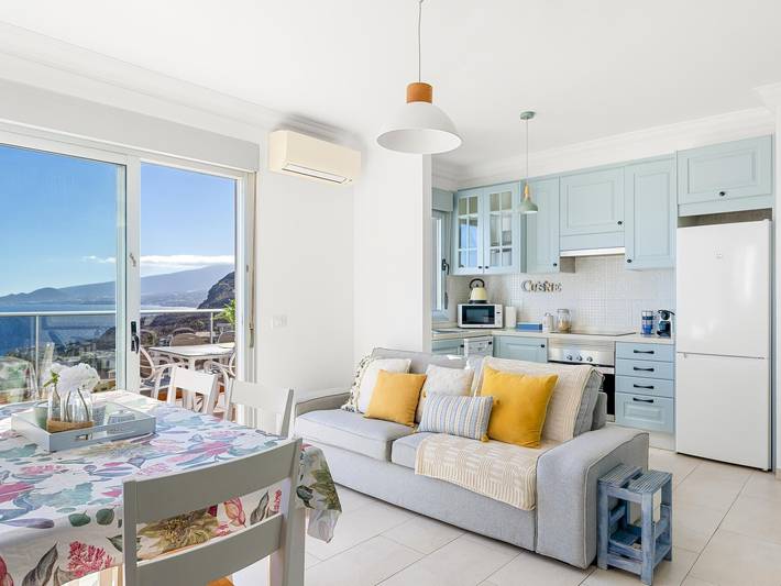 Apartamento para 6 personas, con balcón y vistas al mar, Familias con niños en Tabaiba