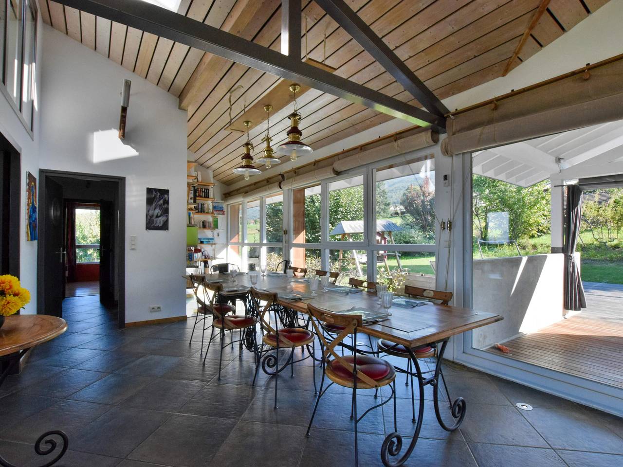 Villa con terraza, jardín, cerca de Evian y pistas, Wifi, aparcamiento in Lugrin, Thonon-les-Bains region