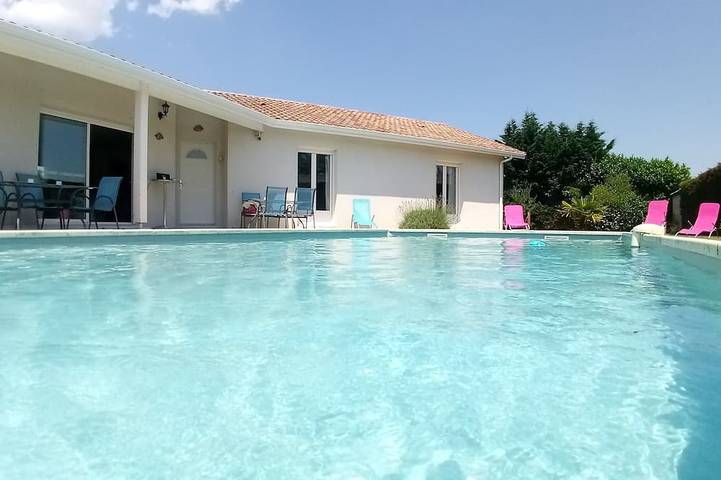 Maison de vacances pour 9 personnes, avec jardin