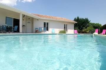 Location de vacances pour 9 personnes, avec jardin dans Cazaux