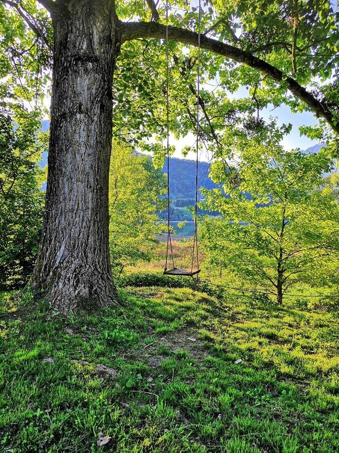 Chambre d’hôte pour 3 personnes, avec sauna et vue sur le lac ainsi que vue et jardin dans Canton de Fribourg
