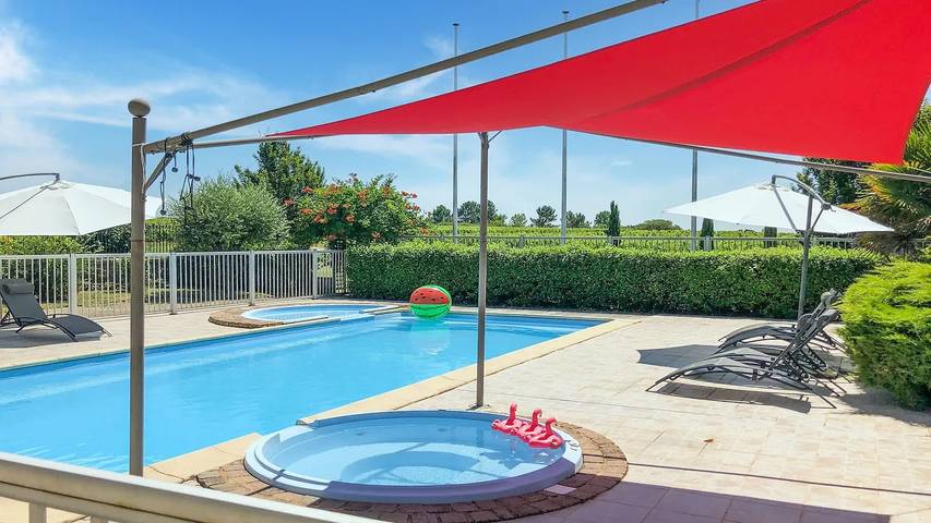 Château pour 13 personnes, avec piscine et jardin en Gironde - 2