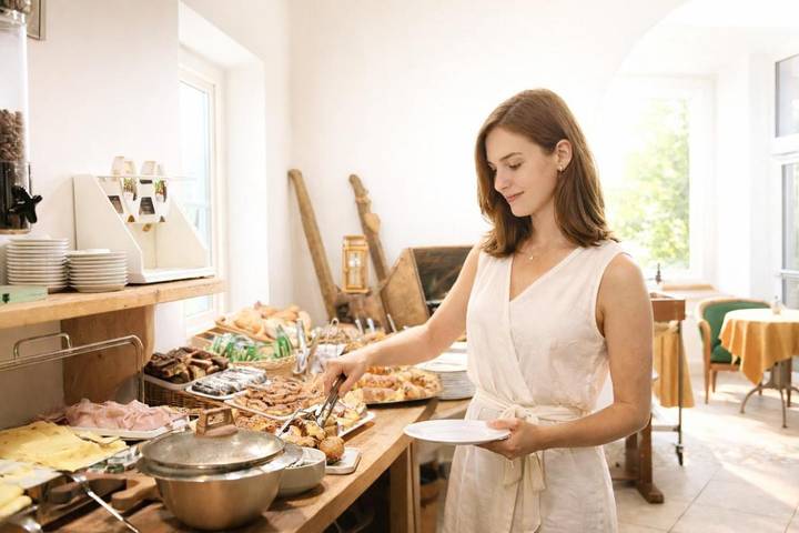 Hôtel pour 4 personnes, avec vue et jardin ainsi que piscine et sauna, animaux acceptés à Salorno - 4