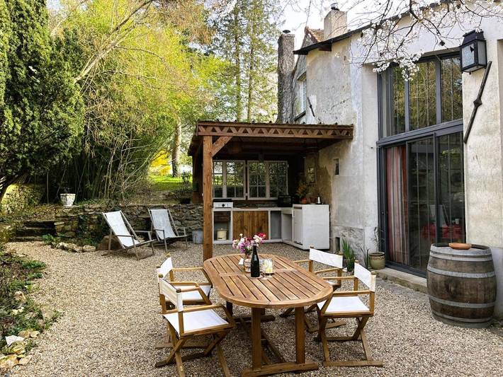 Chambre d’hôte pour 4 personnes, avec terrasse et jardin