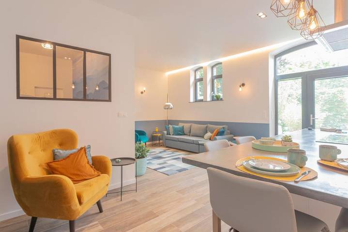 Gîte pour 4 personnes, avec Terrasse et Vue à Genappe