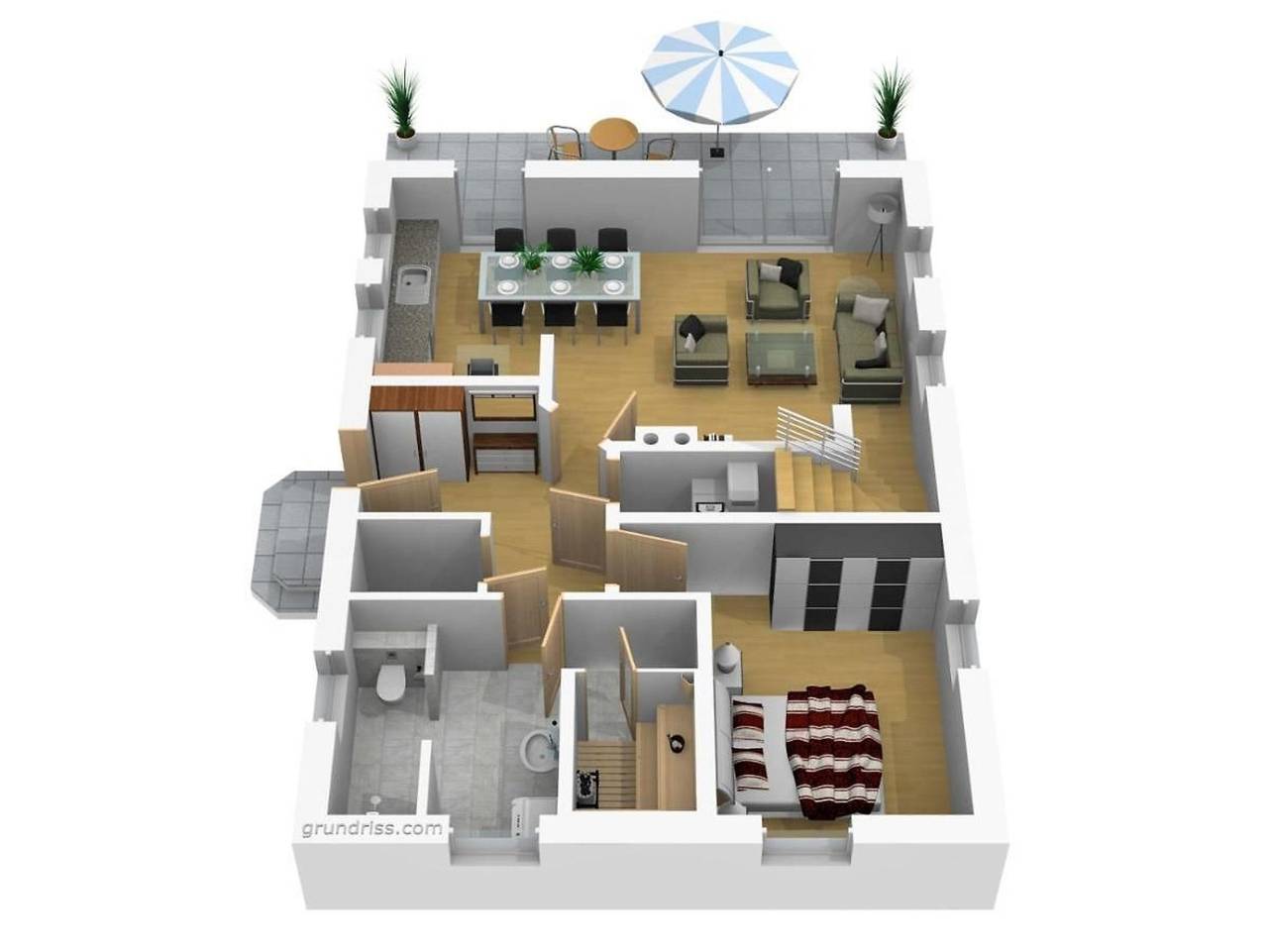 Haus Am See - 4 - Zimmer Ferienhaus in Stubbenfelde, Loddin