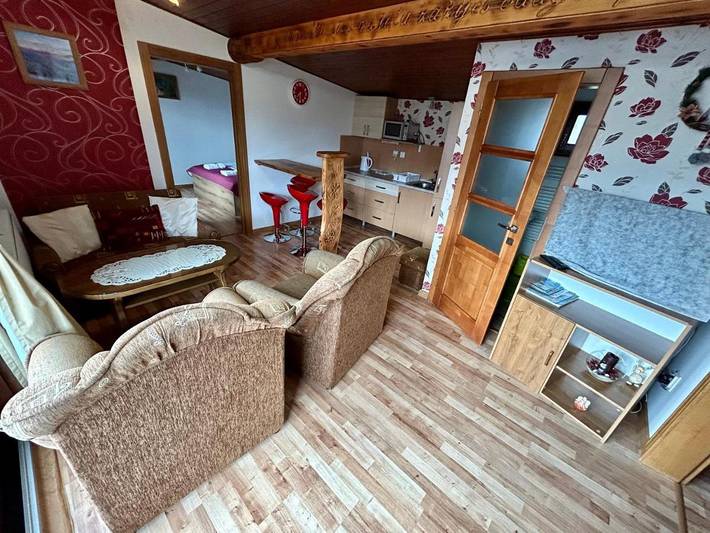 Apartament wakacyjny dla 7 osób, z Balkon i Taras oraz Ogród i Widok w Park Narodowy Słowacki Raj
