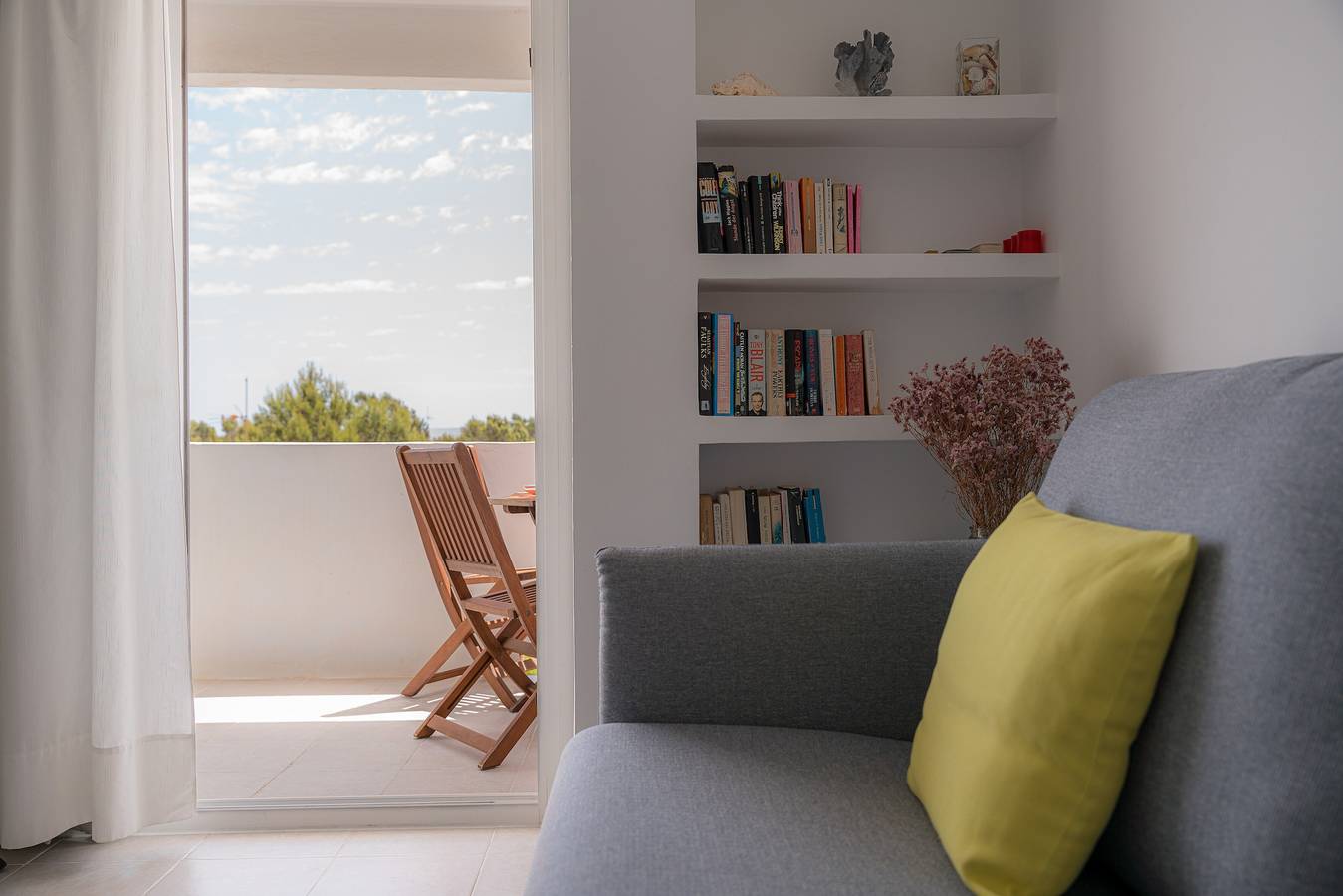 Ganze Wohnung, Ferienwohnung 'Mirada I' mit unverbaubarer Aussicht, Wlan und Klimaanlage in Es Pujols, Formentera