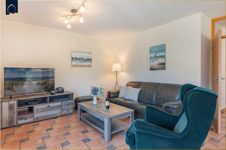 Ferienwohnung für 4 Personen, mit Garten und Sauna sowie Ausblick und Seeblick, mit Haustier am Achterwasser - 2