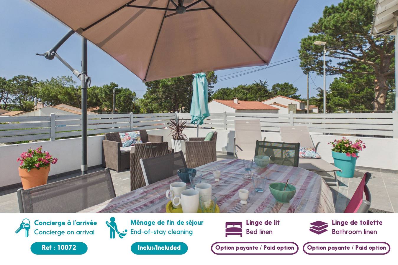 Maison pour 6 - jardin et terrasse - 300m plage in Bretignolles-sur-Mer, Vallée de la Loire