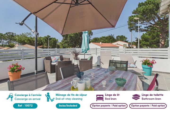 Vakantiehuis voor 6 personen, met tuin en terras in Bretignolles-sur-Mer
