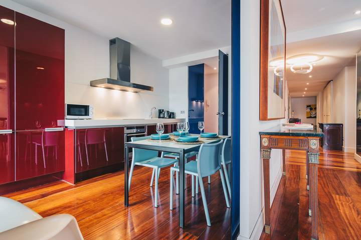 Apartamento entero, Alderdi Eder in Kontxa hondartza - Playa de la Concha (San Sebastian), San Sebastián
