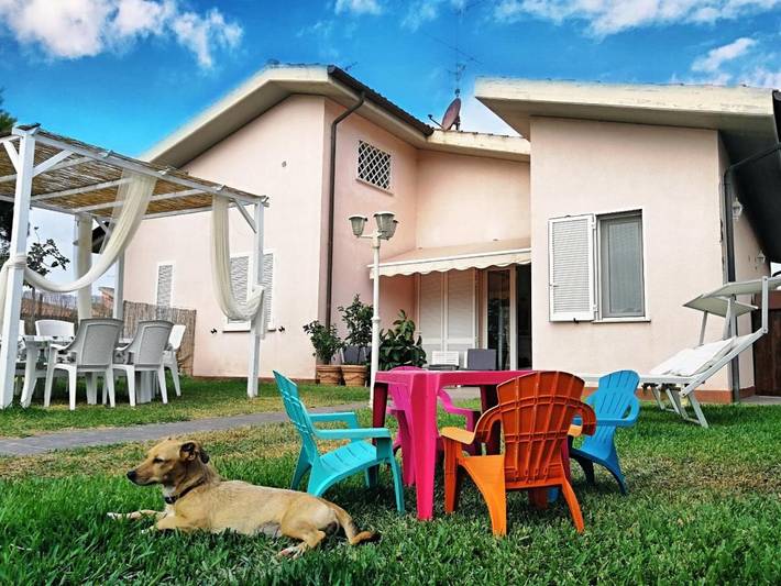 Ferienhaus für 7 Personen, mit Terrasse und Garten sowie Ausblick in Grosseto