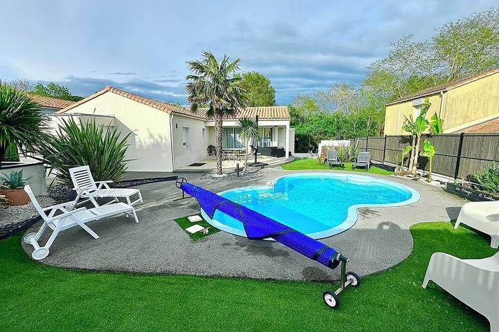 Villa pour 6 personnes, avec terrasse et jardin, animaux acceptés aux Les Sables-d'Olonne