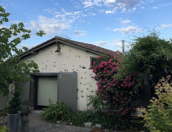 Gîte pour 2 personnes, avec piscine ainsi que jardin et terrasse à Mimbaste