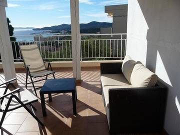 Gîte pour 4 personnes, avec terrasse, animaux acceptés dans Le Lavandou