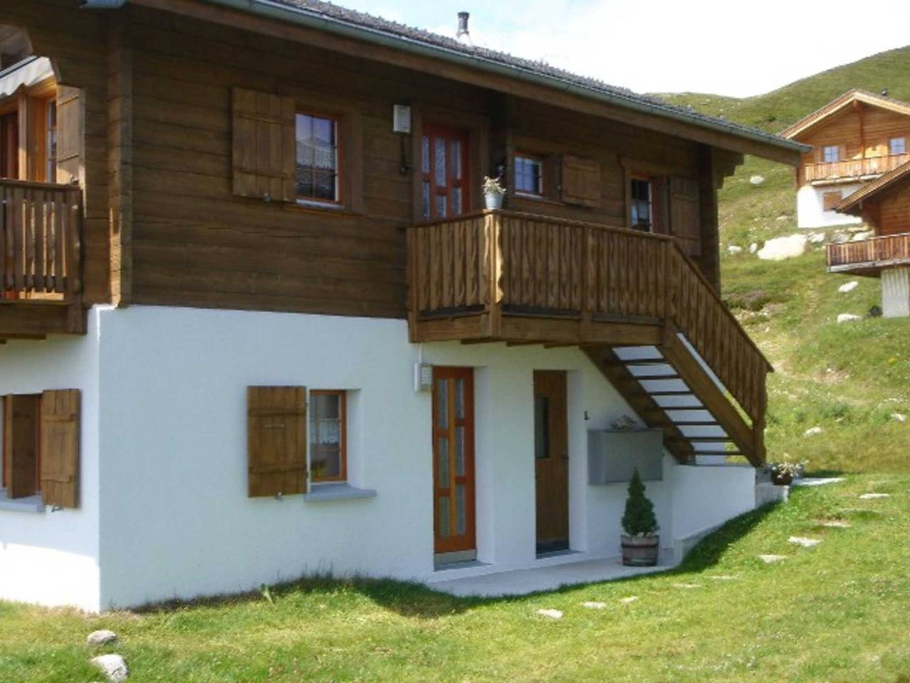 Ganze Ferienwohnung, Amoos-Chalet Mischabel-Belalp - 3 Zimmerwohnung mit Vorplatz 1 in Belalp, Naters