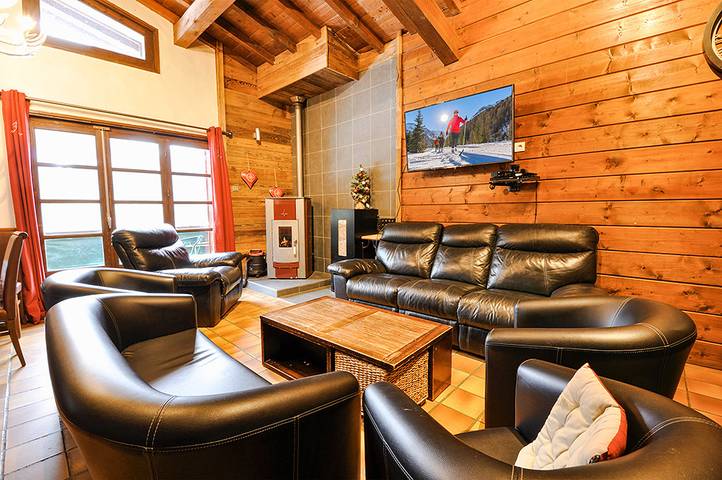 Maison de vacances pour 15 personnes, avec balcon ainsi que sauna et vue, animaux acceptés en Haute-Savoie - 4