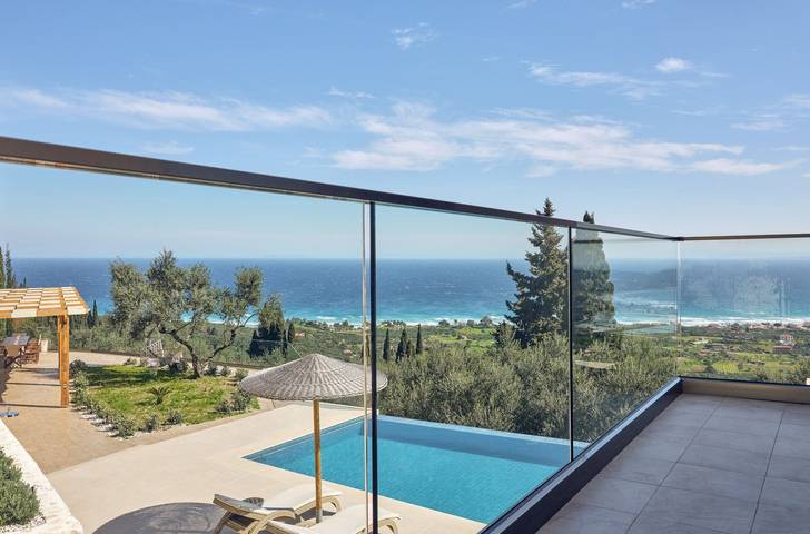 Villa για 10 άτομα, με πισίνα και θέα στον ωκεανό καθώς και μπαλκόνι και κήπο στις Αλυκές