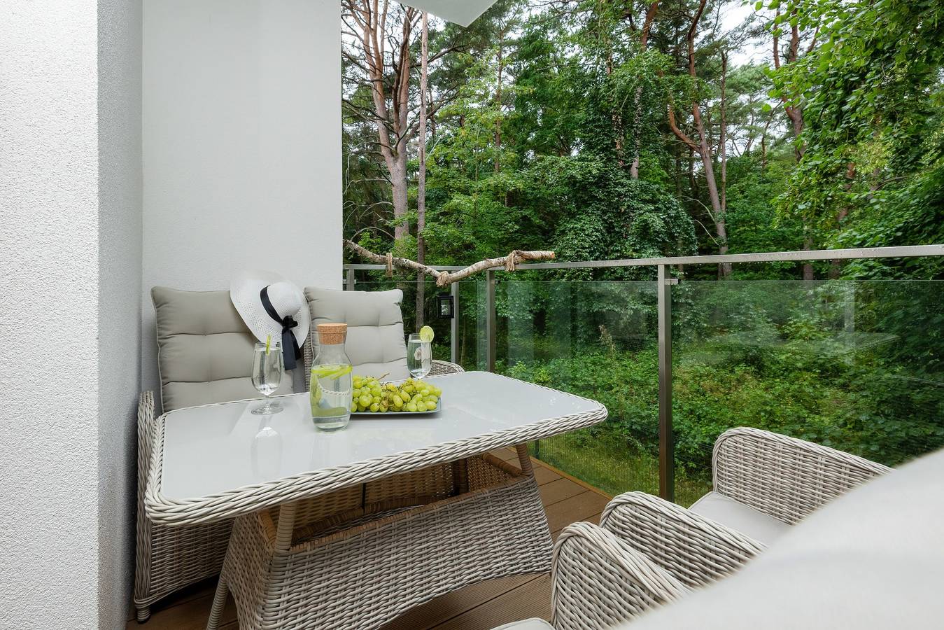 Ganzes Studio, Studio für 4 Personen mit Balkon/Terrasse in Pobierowo, Powiat gryficki