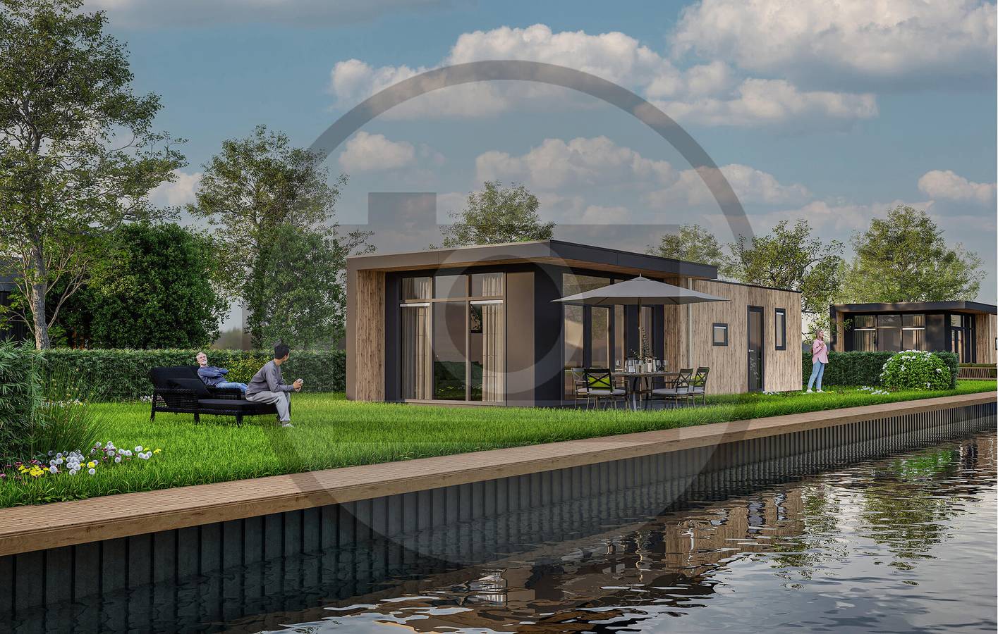 Holiday home for 4 people with terrace in Vinkeveen, Groene Hart