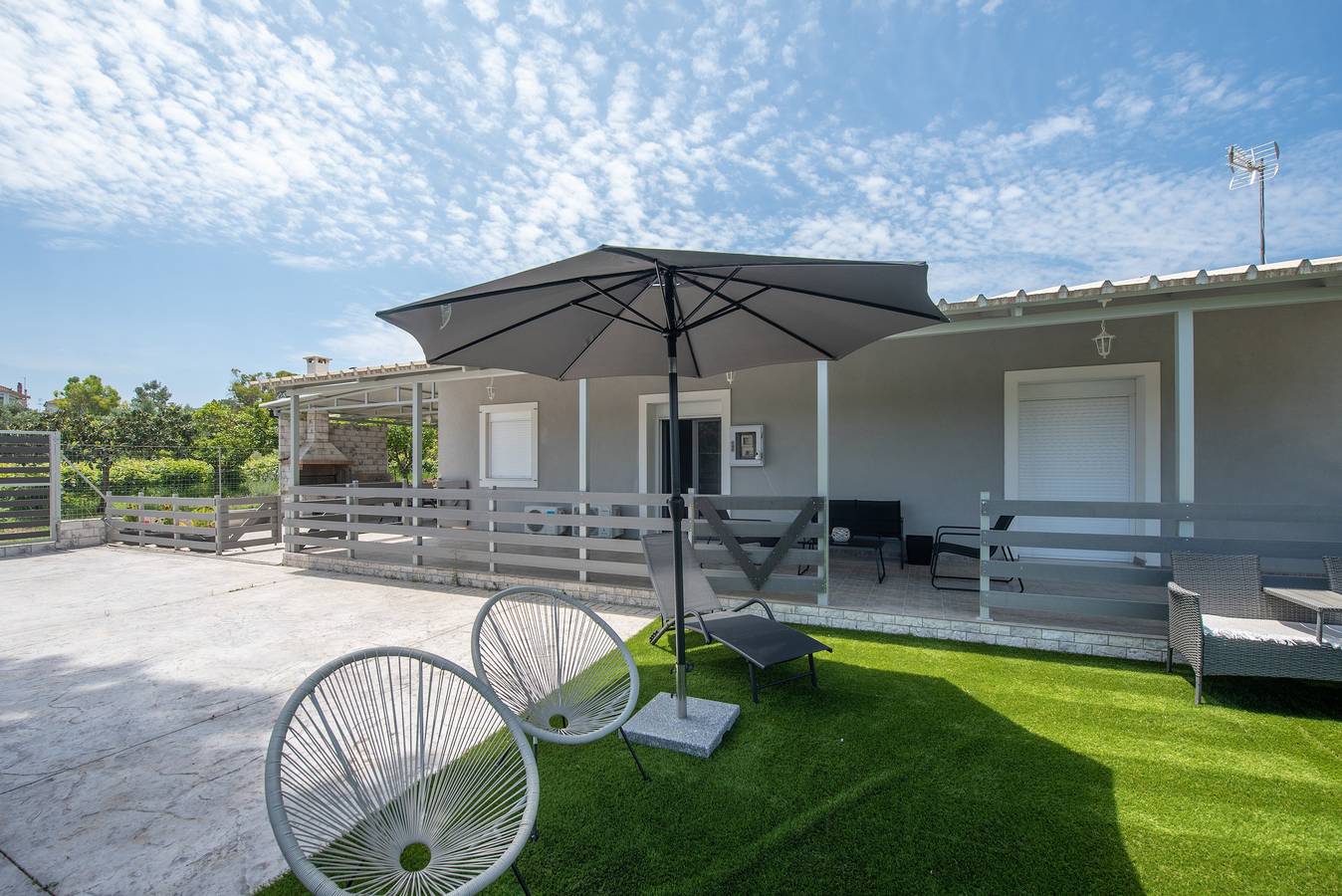 Casa vacanze 'Koukounaria House' con piscina privata, Wi-Fi e aria condizionata in Skoulikado, Alykes