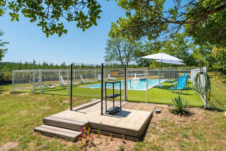 Villa pour 4 personnes, avec jardin, animaux acceptés en Aquitaine