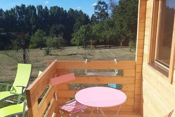 Chalet pour 2 personnes, avec Terrasse et Jardin
