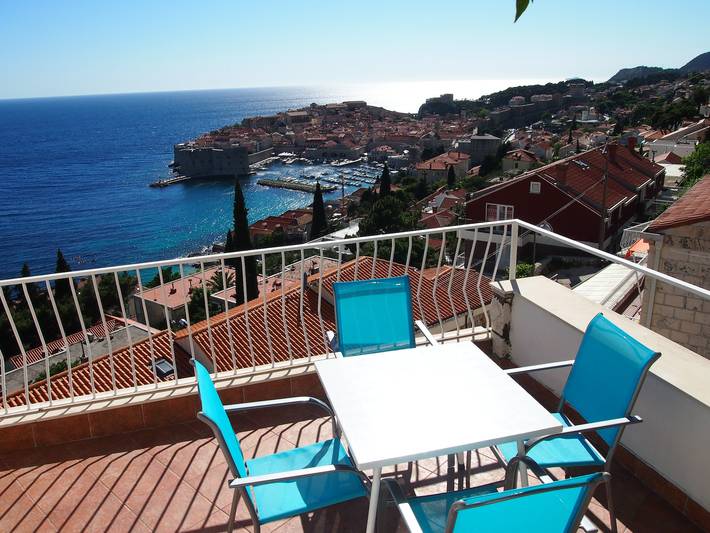 Ferienwohnung für 3 Personen, mit Meerblick und Balkon/Terrasse in Dubrovnik