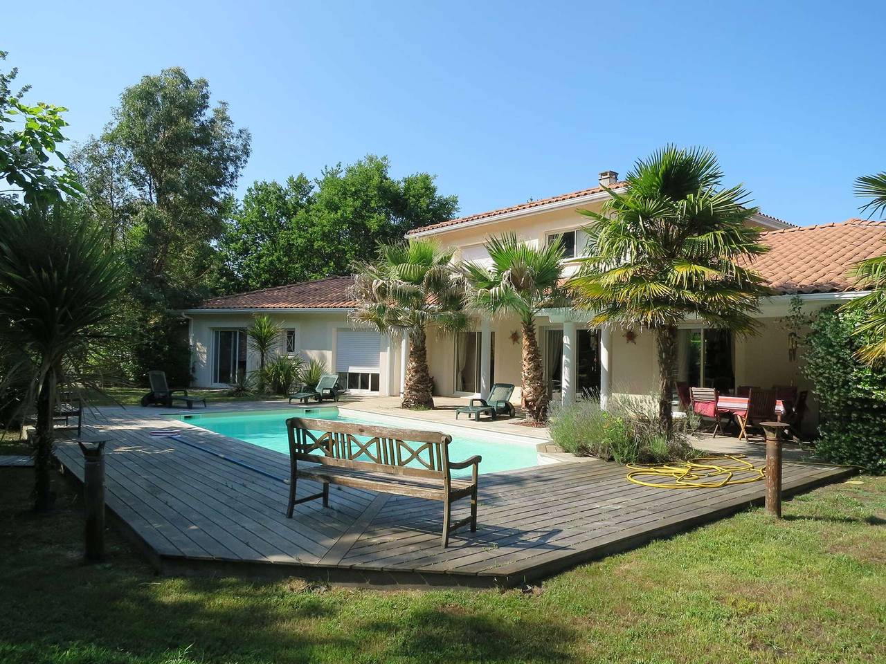 Villa spacieuse avec piscine et jardin, proche lac et océan, pour 8 personnes - Biscarrosse in Biscarrosse, Côte d’Argent