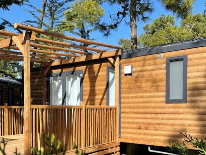 Camping du lac Pouzauges - Mobilheim 6 personen - Eden Trio - 3 Schlafzimmer + Tv in Le Boupère, Fontenay-le-Comte