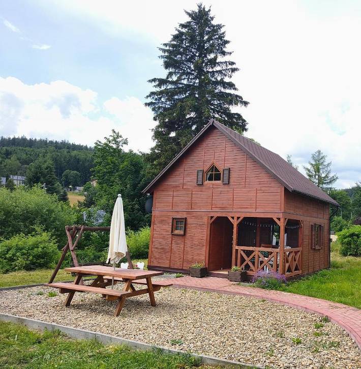 Apartament wakacyjny dla 6 osób, z taras i widok, zwierzęta dozwolone w Szczytna