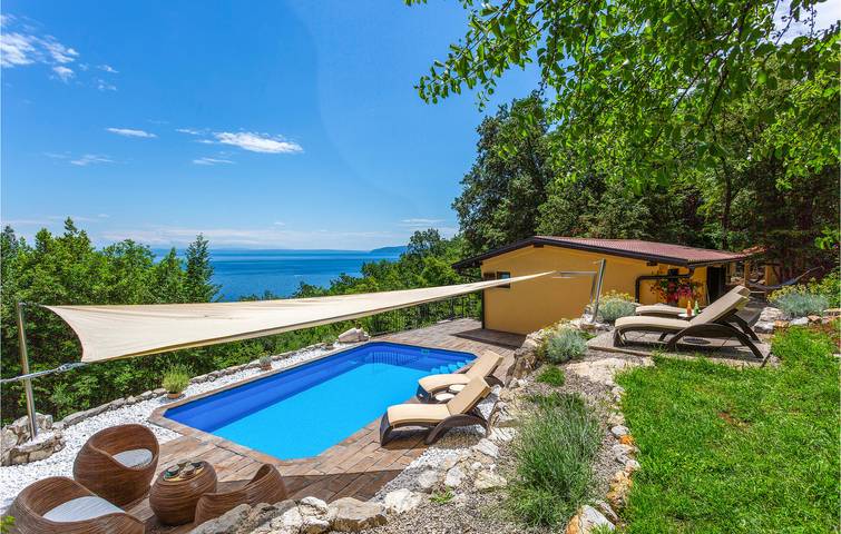 Ferienhaus für 4 Personen, mit Pool und Terrasse sowie Garten und Ausblick, mit Haustier in Opatija Riviera - 4