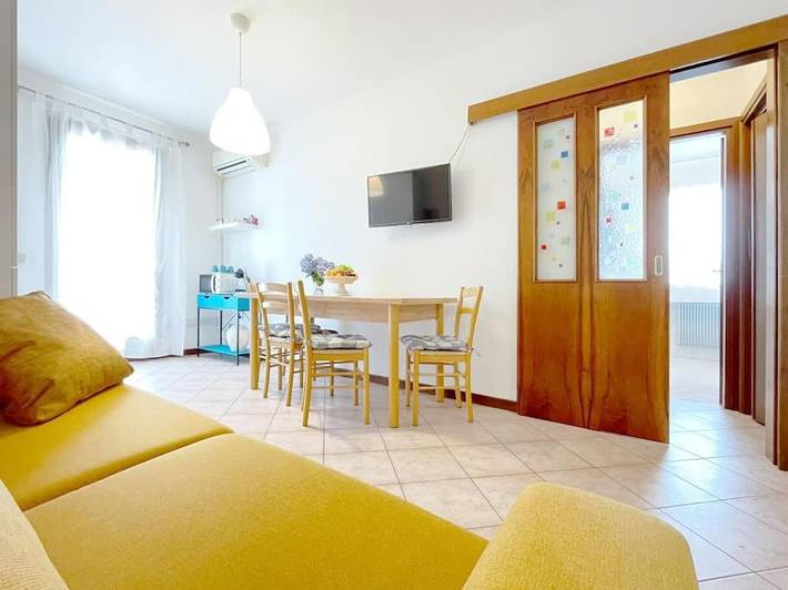 Gîte pour 4 personnes, avec terrasse à Zero Branco