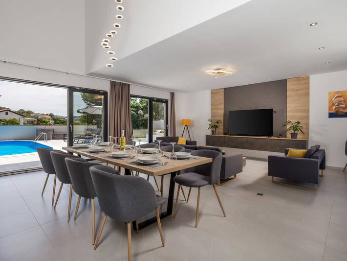 Ferienhaus für 8 Personen, mit Garten und Pool sowie Sauna auf Rab - 3