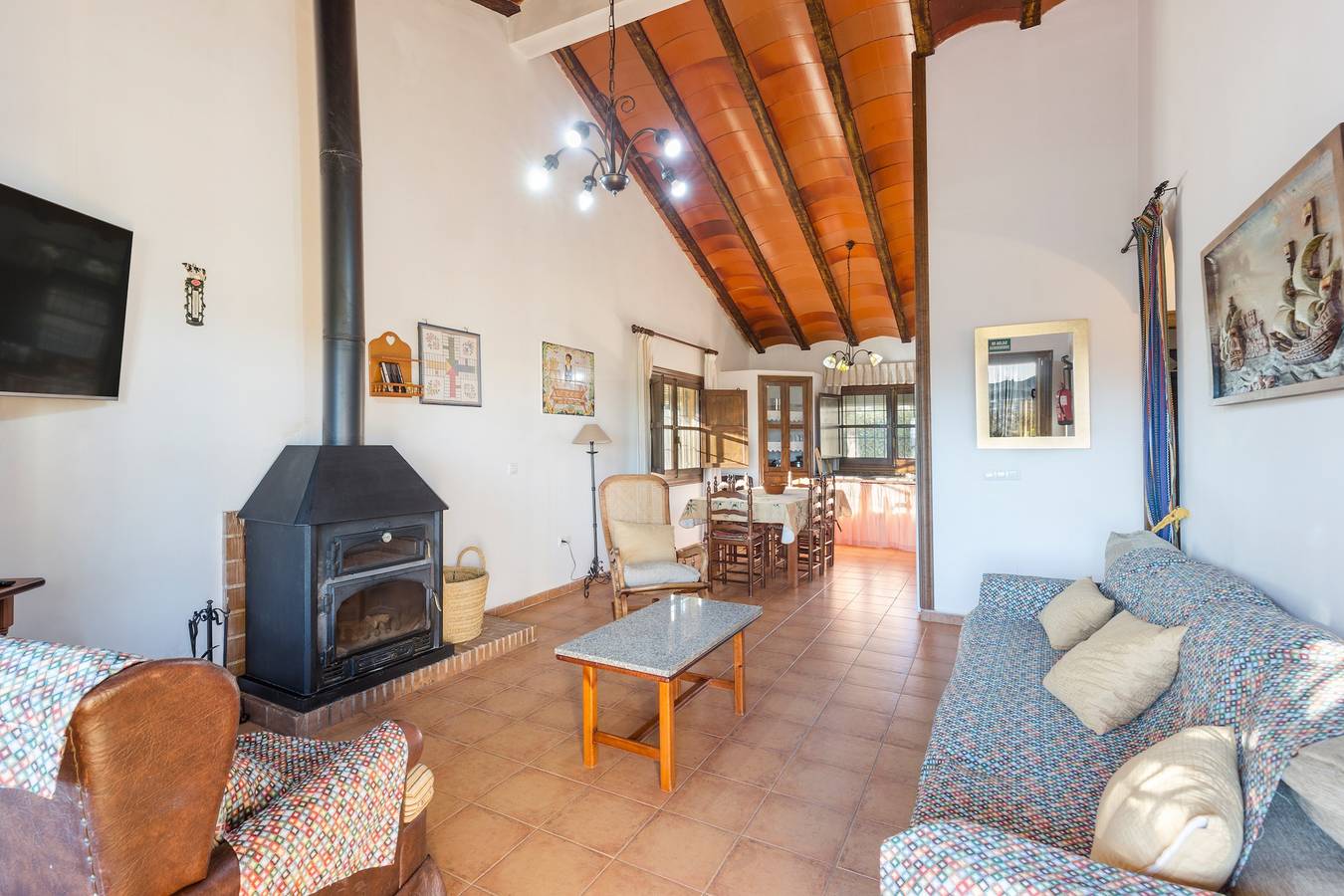 Casa rural 'La Artesa' con vistas a la montaña, Wi-Fi y aire acondicionado in Fuente Álamo de Murcia, Costa Cálida