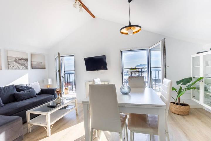 Gîte pour 2 personnes, avec Balcon ainsi que Terrasse et Vue à Bermeo