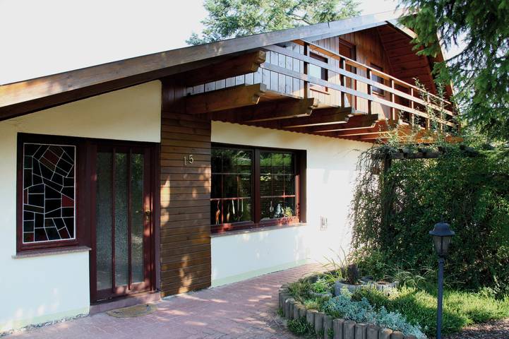 Ferienhaus für 4 Personen, mit Balkon in Mönkebude