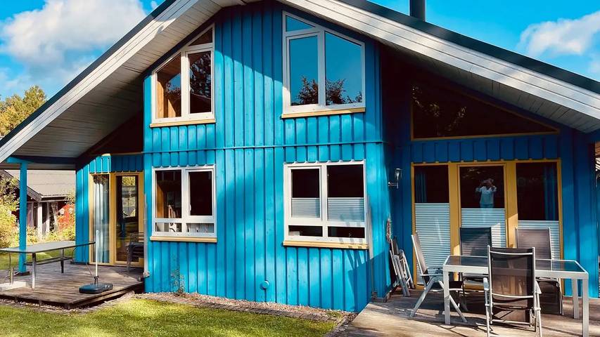 Ferienhaus für 5 Personen, mit Sauna und Garten sowie Terrasse, mit Haustier - 1