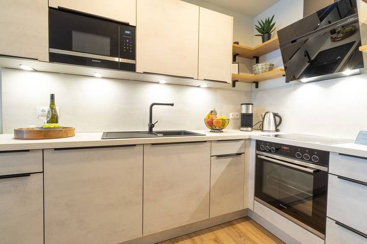 Ganze Wohnung, Dorumer Sielhuus 20 – Stilvoll entspannen. Sauna. Balkon. Watt. in Dorum-Neufeld, Dorum
