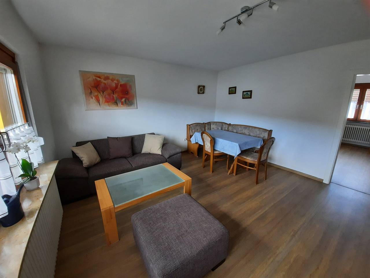 Ganze Wohnung, Ferienwohnung 'Hewenpanorama 4' mit Bergblick, Gemeinschaftsterrasse und Wlan in Engen, Hegau